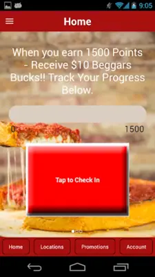 Beggars Pizza Loyalty android App screenshot 0